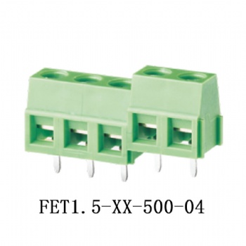 FET1.5-XX-500-04 PCB SCREW TERMINAL BLOCK