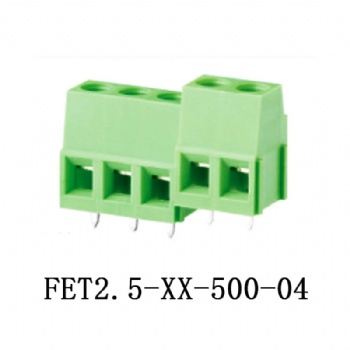 FET2.5-XX-500-04 PCB Screw terminal block