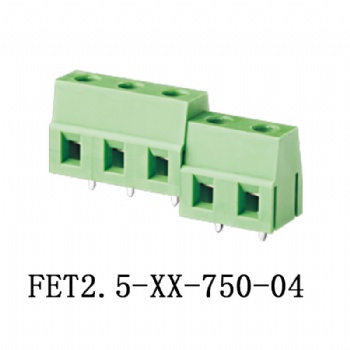 FET2.5-XX-750-04 PCB Screw terminal block
