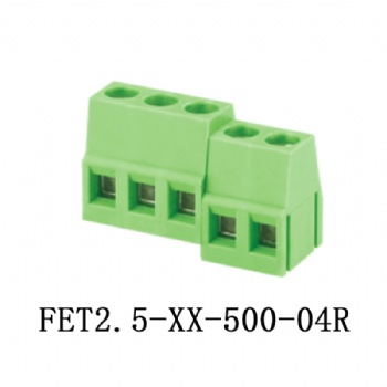 FET2.5-XX-500-04R PCB Screw terminal block