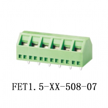 FET1.5-XX-508-07 PCB Screw terminal block