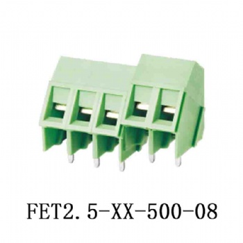 FET2.5-XX-500-08 PCB Screw terminal block