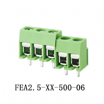 FEA2.5-XX-500-06 PCB Screw terminal block