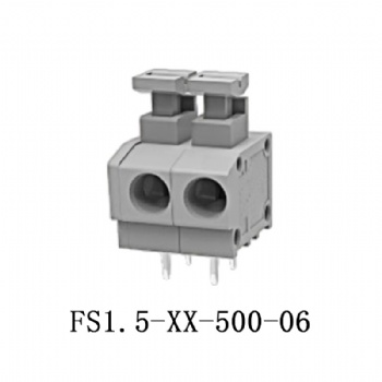 FS1.5-XX-500-06 PCB spring terminal block