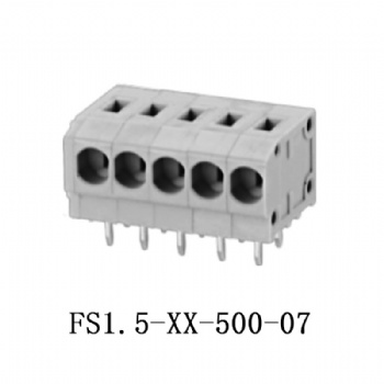 FS1.5-XX-500-07 PCB spring terminal block