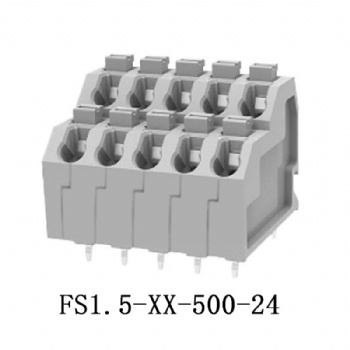 FS1.5-XX-500-24 PCB spring terminal block