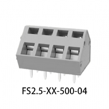 FS2.5-XX-500-04 PCB spring terminal block