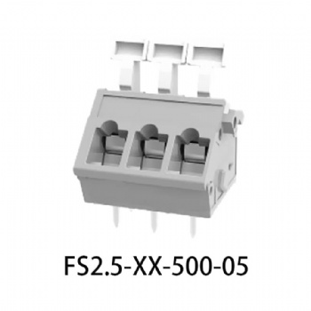 FS2.5-XX-500-05 PCB spring terminal block