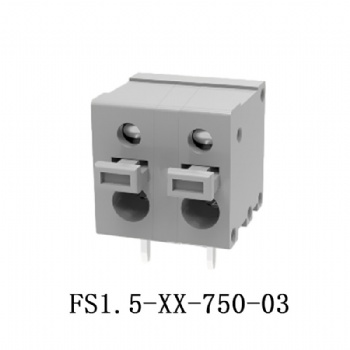 FS1.5-XX-750-03 PCB spring terminal block