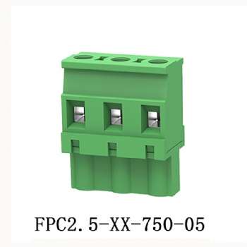 FPC2.5-XX-750-05 PLUG-IN TERMINAL BLOCK