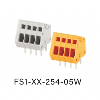 FS1-XX-254-05W PCB spring terminal bolck