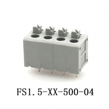 FS1.5-XX-500-04 PCB spring terminal block