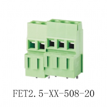 FET2.5-XX-508-20 PCB Screw terminal block