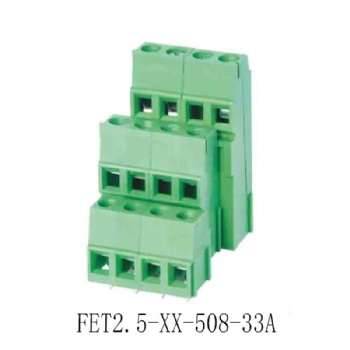 FET2.5-XX-508-33A PCB spring terminal block