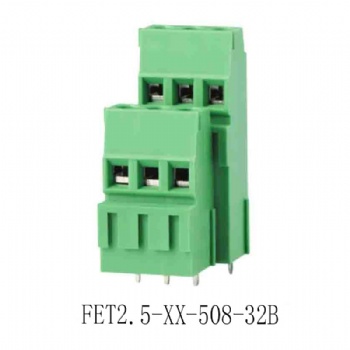 FET2.5-XX-508-32B PCB spring terminal block