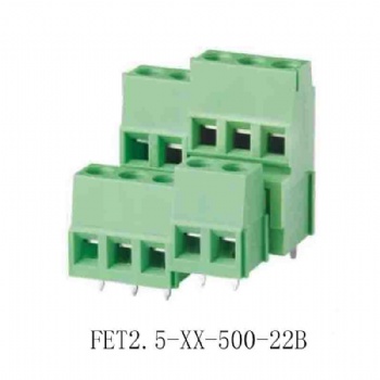 FET2.5-XX-500-22B PCB Screw terminal block
