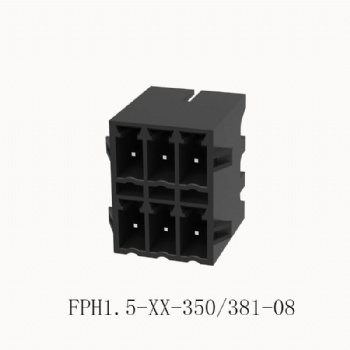 FPH1.5-XX-350/381-08 PCB spring terminal block