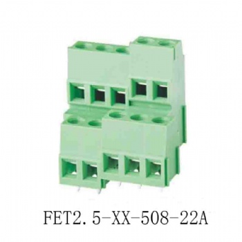 FET2.5-XX-508-22A PCB spring terminal block