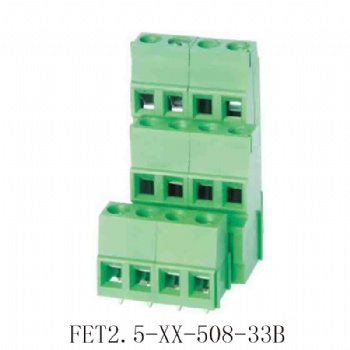 FET2.5-XX-508-33B PCB spring terminal block